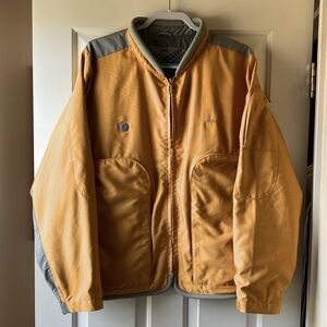 Tumi Men’s Vintage 2000s Travel Jacket Yellow Size L